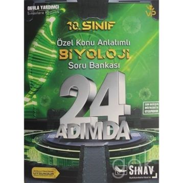 10. Sınıf Biyoloji 24 Adımda Özel Konu Anlatımlı Soru Bankası / Komisyon / Sınav Dergisi Yayınları