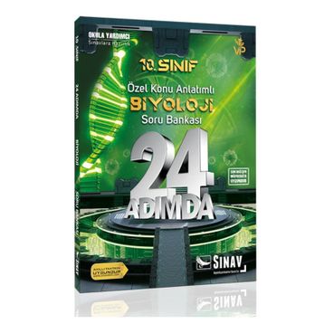 10. Sınıf Biyoloji 24 Adımda Özel Konu Anlatımlı Soru Bankası / Komisyon / Sınav Dergisi Yayınları