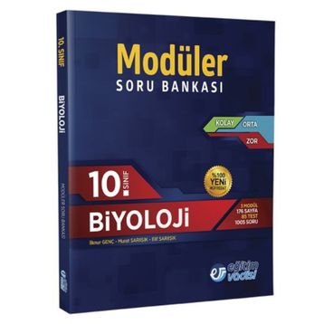 10. Sınıf Biyoloji Modüler Soru Bankası - Eğitim Vadisi Yayınları