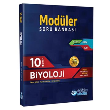 10. Sınıf Biyoloji Modüler Soru Bankası - Eğitim Vadisi Yayınları