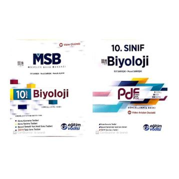 10. Sınıf Biyoloji Modüler Soru Bankası - Eğitim Vadisi Yayınları