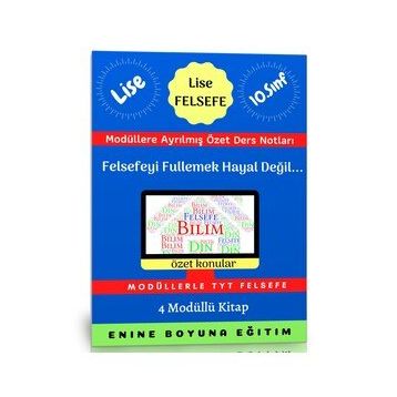 10. Sınıf Felsefe Enine Boyuna Modüler 4 Kitap Kitap Seti