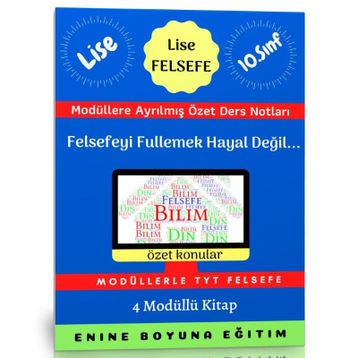 10. Sınıf Felsefe Enine Boyuna Modüler 4 Kitap Kitap Seti