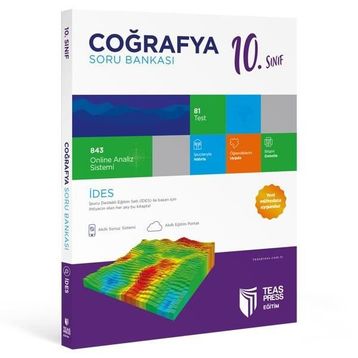 10.Sınıf İdes Coğrafya Soru Bankası Teas Press Yayınları