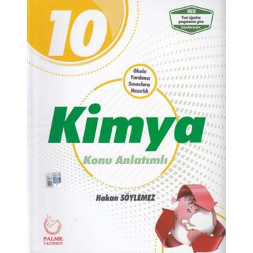 10. Sınıf Kimya Konu Anlatımlı Palme Yayınları