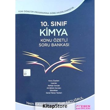 10. SINIF KIMYA KONU ÖZETLİ SORU BANKASI - FEYZULLAH ERTUĞRUL; YASIN KAYAR