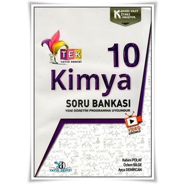 10. Sınıf Kimya TEK Serisi Video Çözümlü Soru Bankası Yayın Denizi Yayınları
