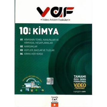 10. Sınıf Kimya VAF Serisi-Çap Yayınları