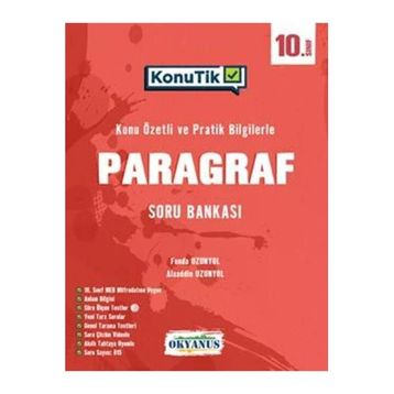 10. Sınıf Konu Tik Paragraf Soru Bankası
