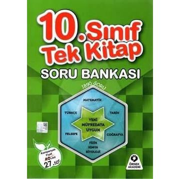10. Sınıf Tek Kitap Soru Bankası - kollektif