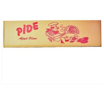 100 Adet Karton Pide Kutusu