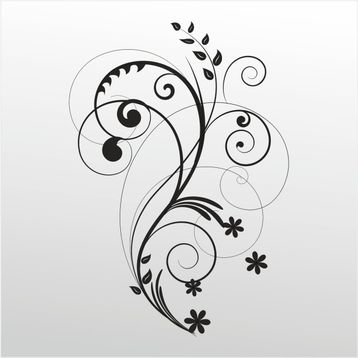 100 cm Çiçek Desen Folyo Sticker