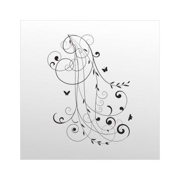 100 cm Çiçek Desen Folyo Sticker