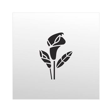 100 cm Çiçek Deseni Folyo Sticker