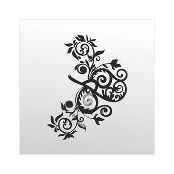 100 cm Çiçek Deseni Folyo Sticker