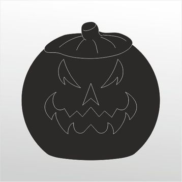 100 cm Kızgın Kabak Folyo Sticker