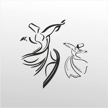 100 cm Mevlana Folyo Sticker