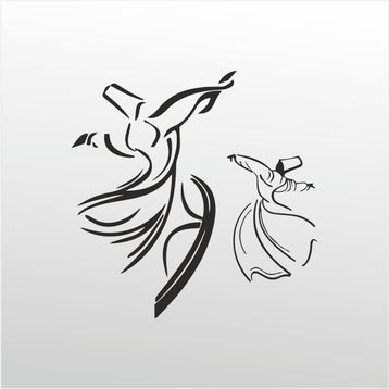 100 cm Mevlana Folyo Sticker