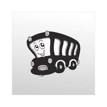 100 cm Minibüs Folyo Sticker