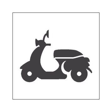 100 cm Motorsiklet Folyo Sticker