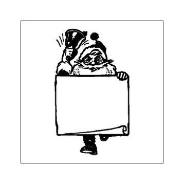 100 cm Noel Baba Folyo Sticker
