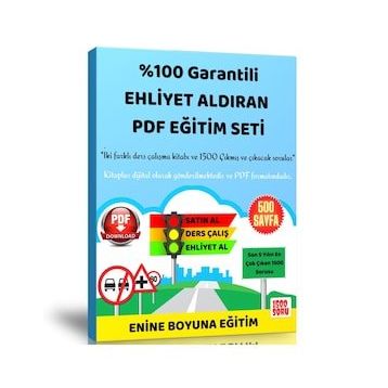 %100 Garantili Ehliyet Aldıran Pdf Eğitim Seti