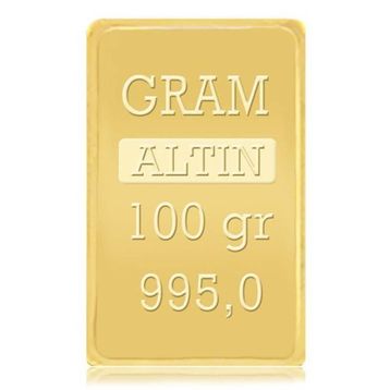 100 gr 24 Ayar Külçe Altın