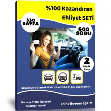 %100 Kazandıran Ehliyet Eğitim Seti