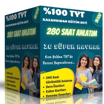 %100 TYT Kazandıran Eğitim Seti