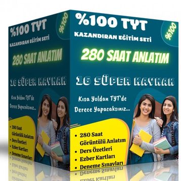 %100 TYT Kazandıran Eğitim Seti