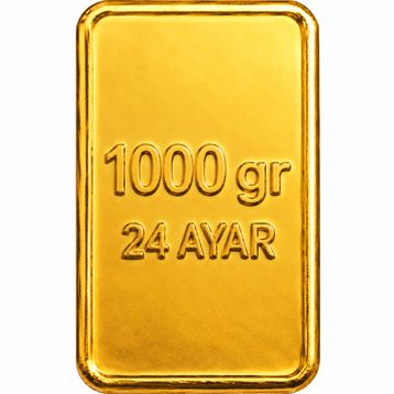 1000 gr 24 Ayar Külçe Altın