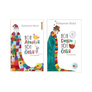 101 Deyim 101 Öykü + 101 Atasözü 101 Öykü- 2 Kitap Set - İş Bankası Kültür Yayınları