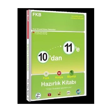 10'dan 11'e Fizik Kimya Biyoloji Hazırlık Kitabı-Tonguç Yayınları