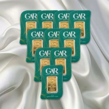 10X2.5 gr 24 Ayar Külçe Altın