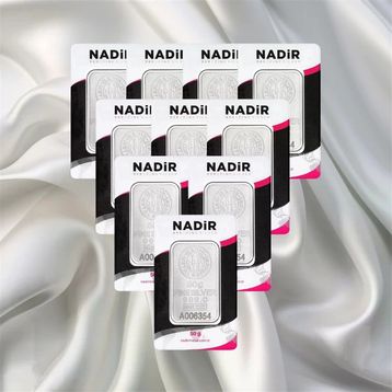 10X50 gr Külçe Gümüş