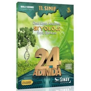 11. Sınıf Biyoloji 24 Adımda Özel Konu Anlatımlı Soru Bankası Sınav Yayınları
