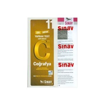 11. Sınıf Coğrafya Çek Kopar Yaprak Test 32 Adet - kollektif