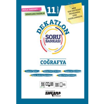 11. Sınıf Coğrafya Dekatlon Soru Bankası Ankara Yayıncılık