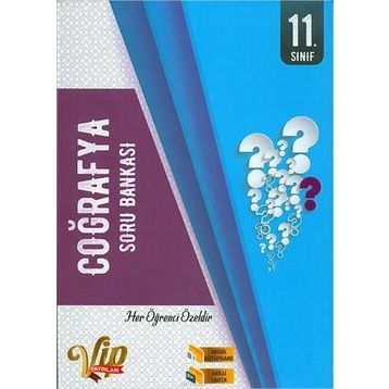 11. Sınıf Coğrafya Soru Bankası Vip Yayınları
