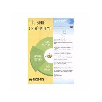 11. Sınıf Coğrafya Yaprak Test - Eksen Yayınları