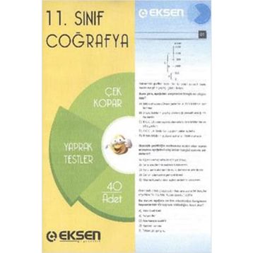 11. Sınıf Coğrafya Yaprak Test - Eksen Yayınları