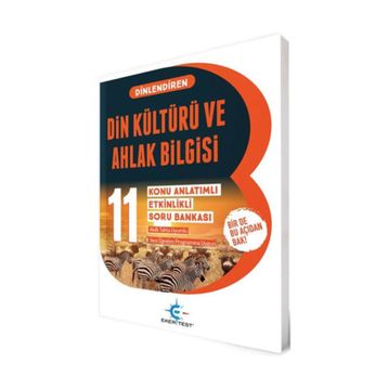 11. Sınıf Din Kültürü Ve Ahlak Bilgisi Dinlendiren Konu Anlatımlı Etkinlikli Soru Bankası Eker Test