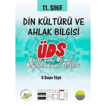11. Sınıf Din Kültürü ve Ahlak Bilgisi Ünite Değerlendirme Sınavı-Pano Yayınları