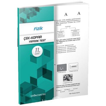 11.sınıf Fizik Yaprak Test/Kronometre Yayınları