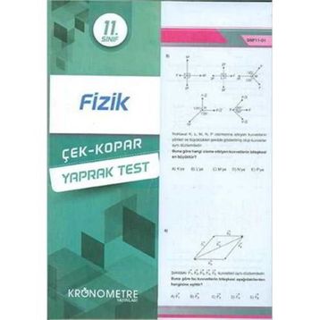 11.sınıf Fizik Yaprak Test/Kronometre Yayınları