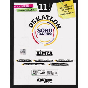 11. Sınıf Kimya Dekatlon Soru Bankası - Ankara Yayınları