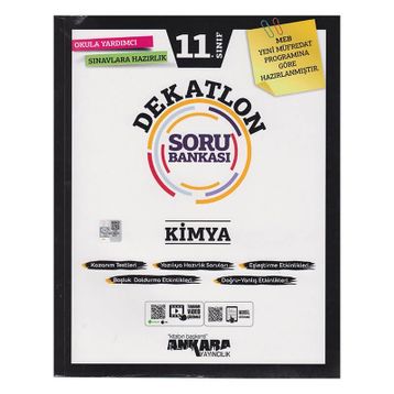 11. Sınıf Kimya Dekatlon Soru Bankası - Ankara Yayınları