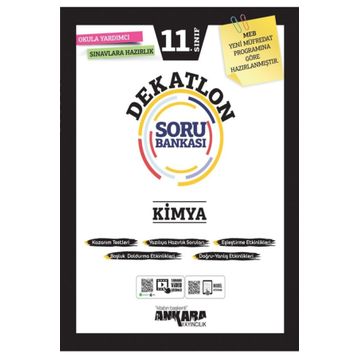 11. Sınıf Kimya Dekatlon Soru Bankası - Ankara Yayınları