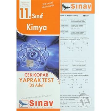 11. Sınıf Kimya Yaprak Test-Sınav Yayınları