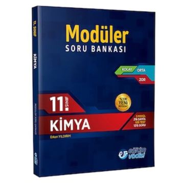 11.Sınıf Modüler Soru Bankası Kimya - Eğitim Vadisi Yayınları